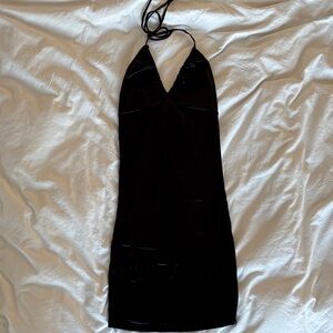 Garage Black Halter Dress